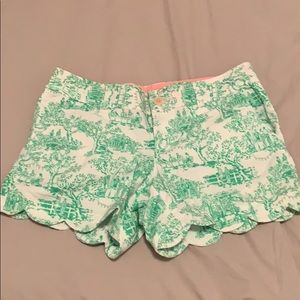 Lilly Pulitzer Scalloped Shorts